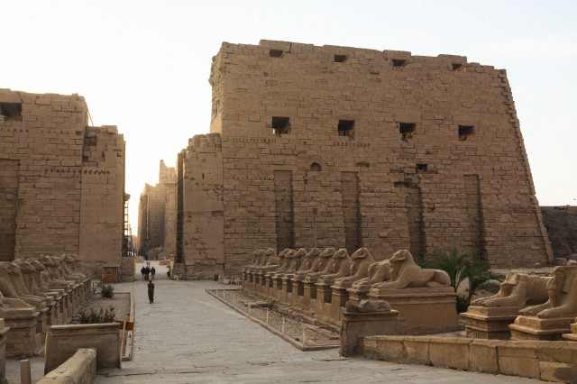 The Avenue of Sphinxes