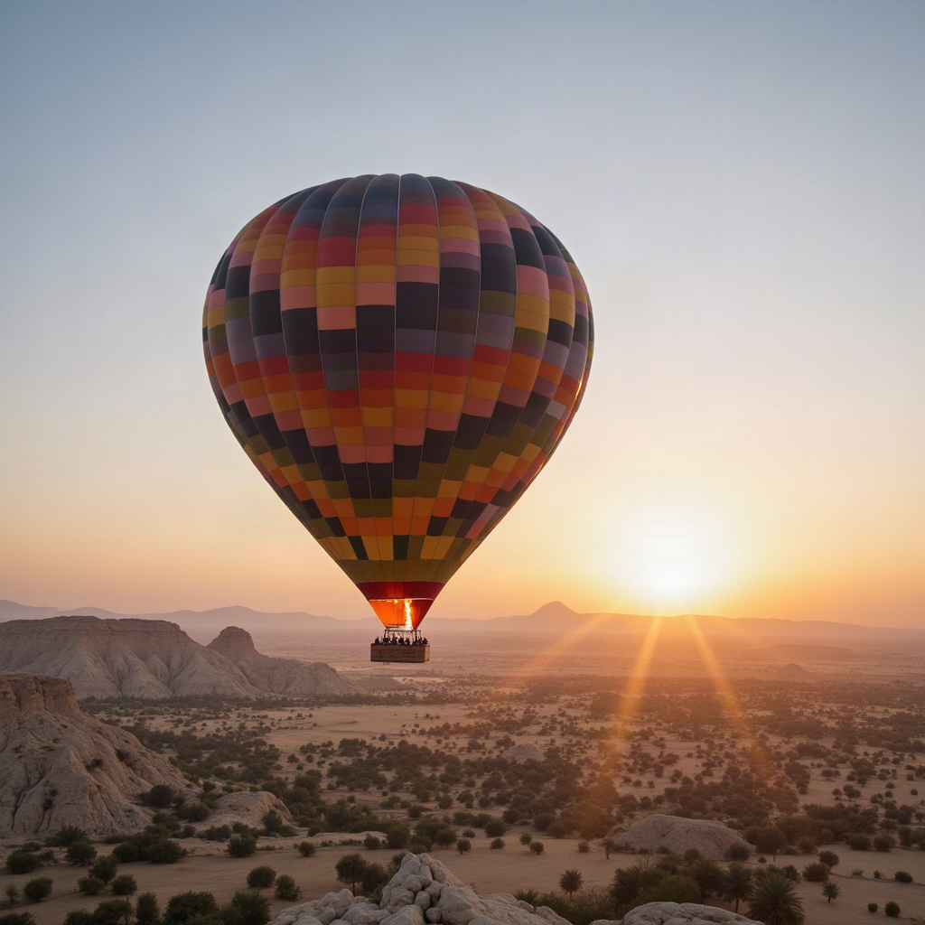 Hot Air Balloon Ride in Luxor, Egypt